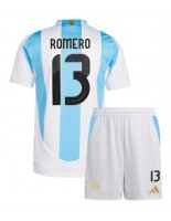 Argentina Cristian Romero #13 Hjemmedraktsett Barn Copa America 2024 Korte ermer (+ bukser)